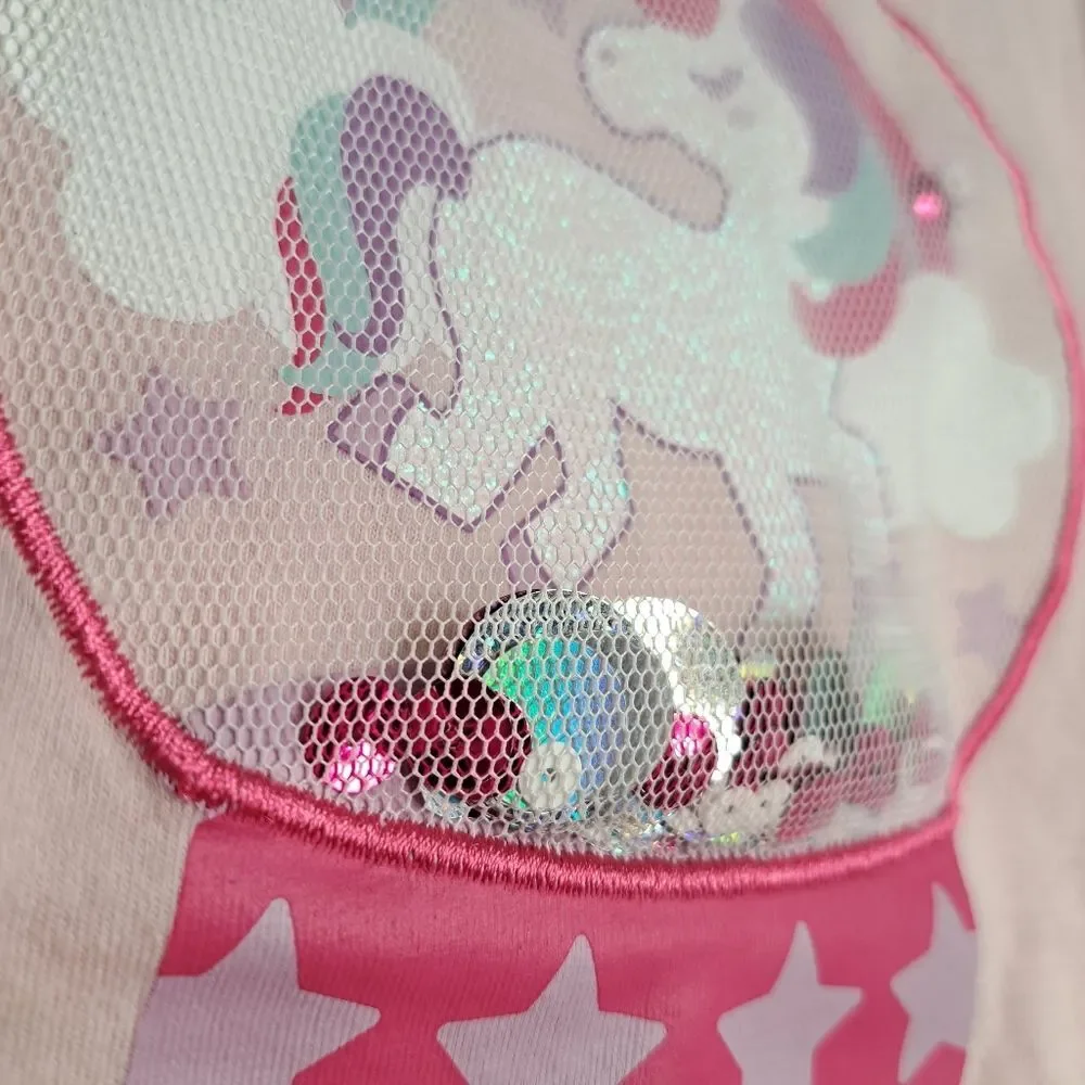 Unicorn Sequin Snow Globe Long Sleeve Shirt